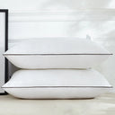Pack of 2 Hotel Quality Comfortable and Washable High Support Medium Firm Pillows