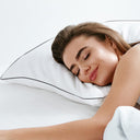 Pack of 2 Hotel Quality Comfortable and Washable High Support Medium Firm Pillows