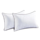 Pack of 2 Hotel Quality Comfortable and Washable High Support Medium Firm Pillows