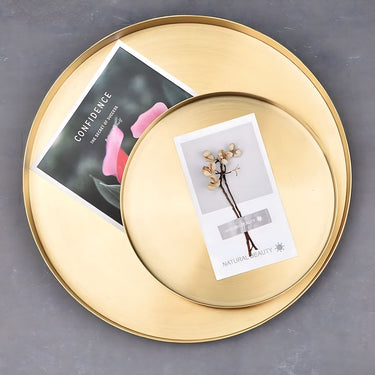 Golden Accent Tray