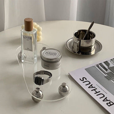 Polygonal Transparent Acrylic Tray