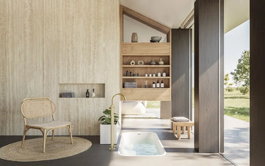 The Timeless Appeal of Travertine: Bringing Coastal Calm & Japandi Serenity Into Your Home