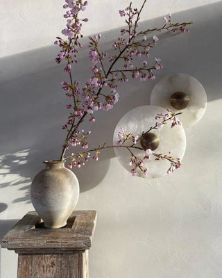 Flush-mount wall lights