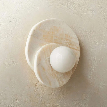 Benita Travertine Wall Lamp