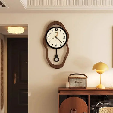 Sienna Timber Wall Clock