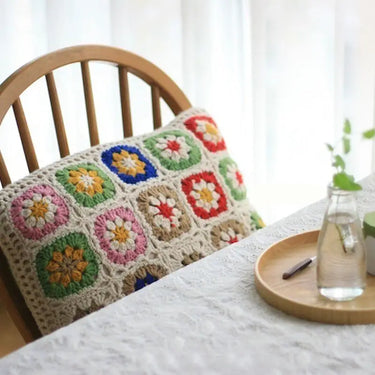 Gypsy Daisy Crochet Pillow Case