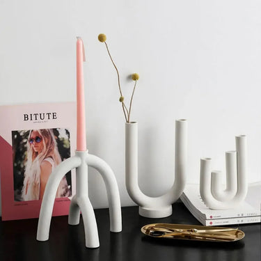 Athena Candle Holder & Vase