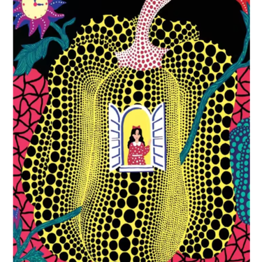 Yayoi Kusama Abstract Wall Art