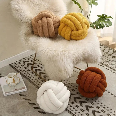 Knotted Ball Pillow