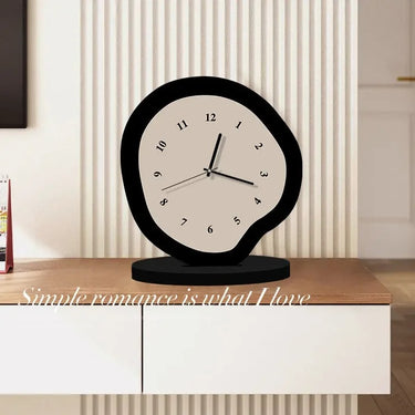Sculpted Time Table Clock