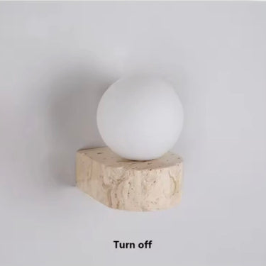 Melitona Travertine Wall Lamp