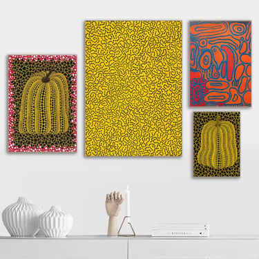 Yayoi Kusama Abstract Wall Art