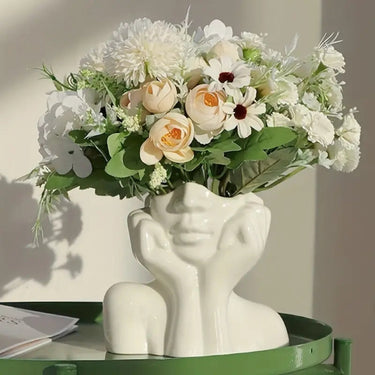 Contemporary Female Head Vase