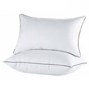 Pack of 2 Hotel Quality Comfortable and Washable High Support Medium Firm Pillows
