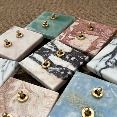Eloisa Marble Wall Switch Plate