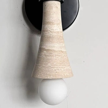 Eufemia Travertine Wall Lamp