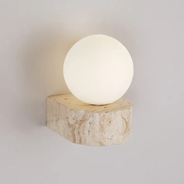 Melitona Travertine Wall Lamp