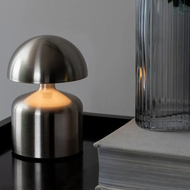 Nickel Portable Lamp