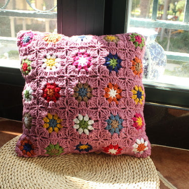 Gypsy Daisy Crochet Pillow Case