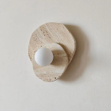 Benita Travertine Wall Lamp