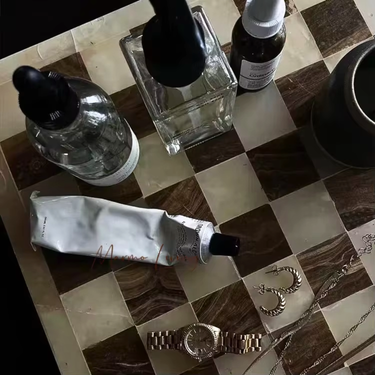 Ines Natural Marble Spliced Tray