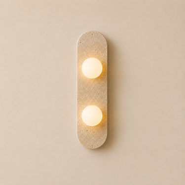 Rufina Travertine Wall Lamp