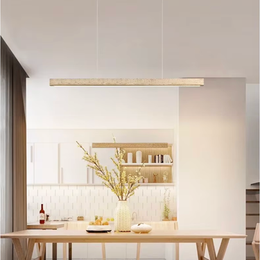 Zelinda Travertine Linear Pendant