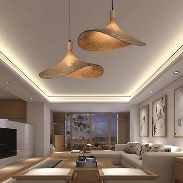 Rattan Sail Pendant Lamp