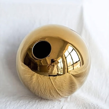 Venetian Gold Globe Vases