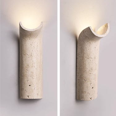 Elio Travertine Wall Lamp