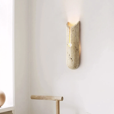 Nerina Travertine Wall Lamp