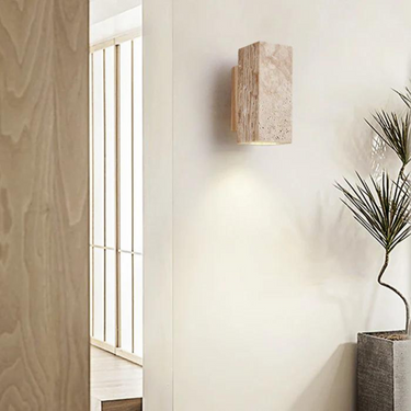 Tomoshibi Travertine Wall Lamp