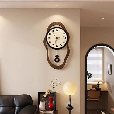 Sienna Timber Wall Clock