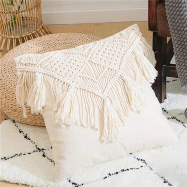 Boho Chic Macramé Cushion Cover