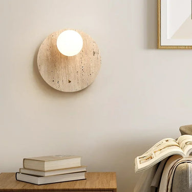 Manelli Travertine Wall Lamp