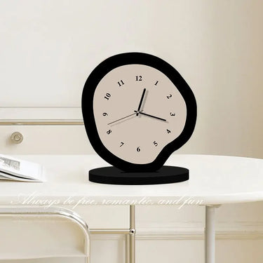 Sculpted Time Table Clock