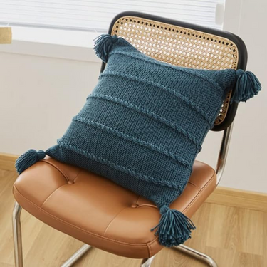 Adara Tassel Knit Cushion