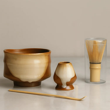 Sakura Matcha Set– 4-Piece Ceramic Tea Ritual Kit