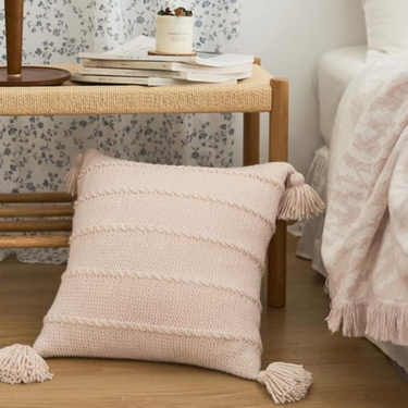 Adara Tassel Knit Cushion