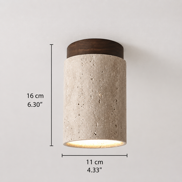 Emmie Travertine Surface Mounted Downlight