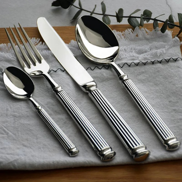 Agua Silver Cutlery Set