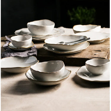 Organic Elegance Ceramic Dining Set