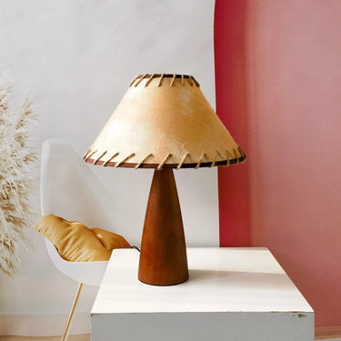 Francesca Solid Wood Table Lamp - OPEN BOX (AU)