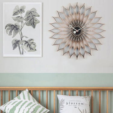 Cassia Sunflower Wall Clock