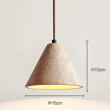 Mikaela Travertine Pendant Lamp