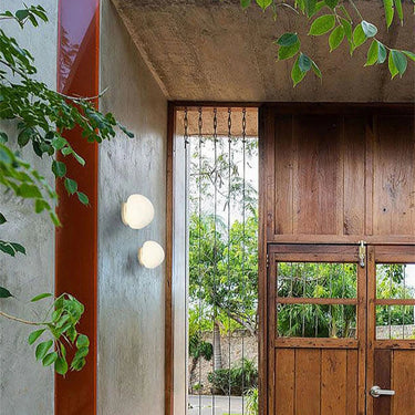 Abby Glass Egg Wall Lamp