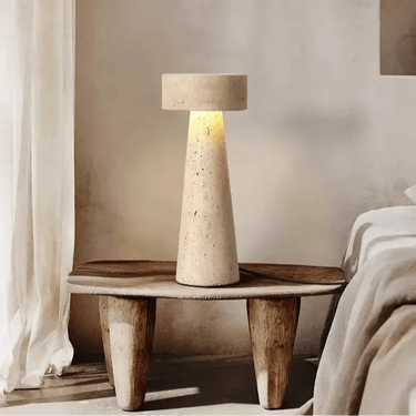 Catriona Travertine Table Lamp