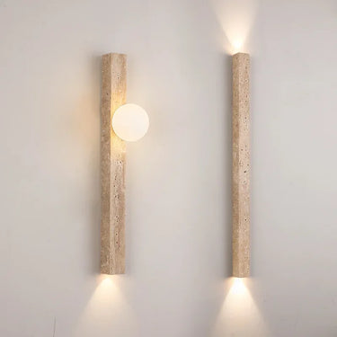Cruz Travertine Wall Lamp