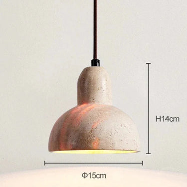 Maryann Travertine Pendant Lamp