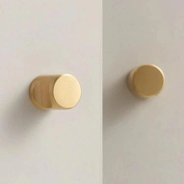 Lars Brushed Brass Knobs
